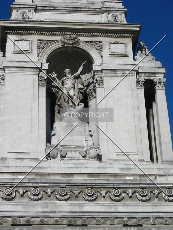 View of Neptune from Trinity Square Gardens