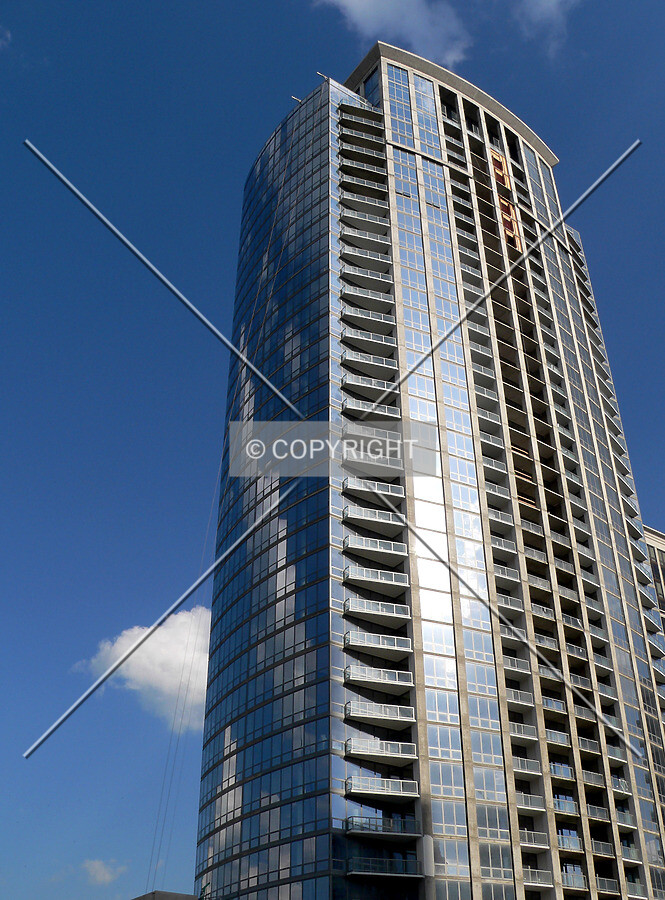 View up the northwest corner