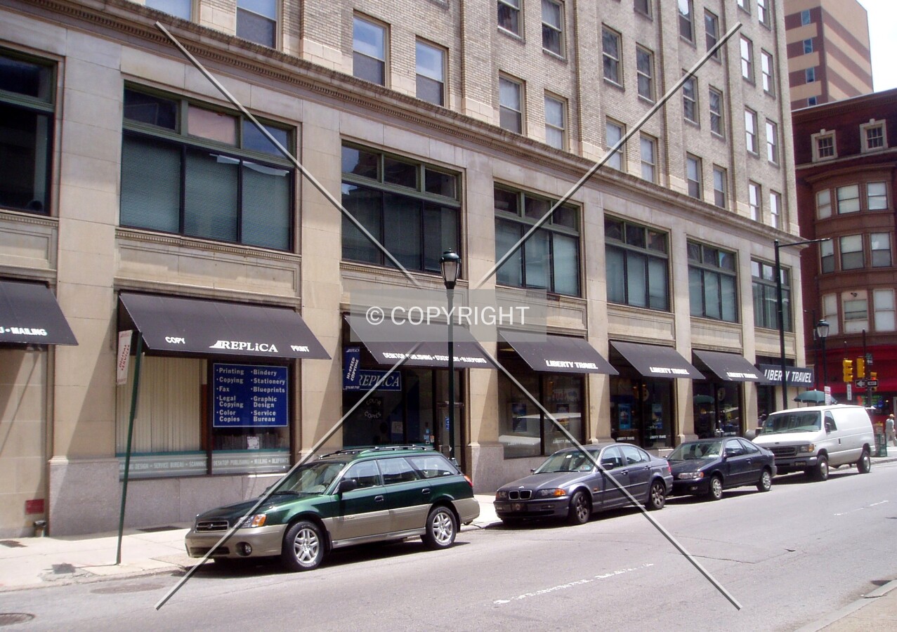 The southwest corner of the base from across 18th Street
