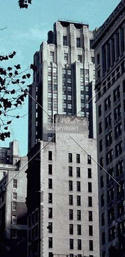 View from southwest at Fifth Avenue and 42nd Street
