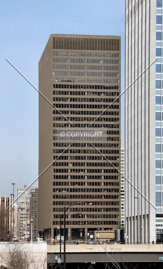 Distant view to the north from Randolph Street