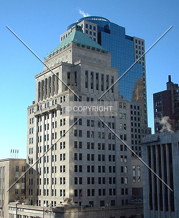 Northeast corner from Chemed Center with Scripps Center in the background