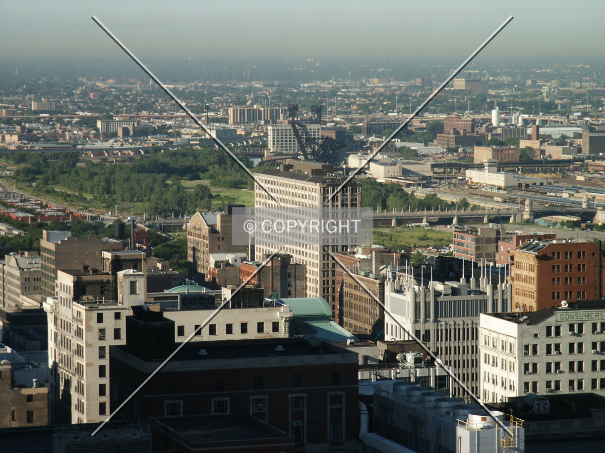 View from the Pittsfield Building looking southwest