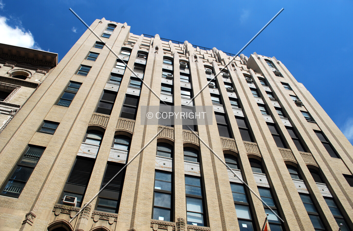 Looking up the southern side
