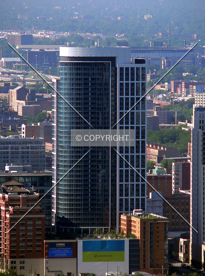 View from the 52nd floor of 340 East Randolph Street