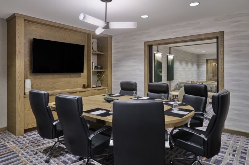 Rendering of a renovated meeting space