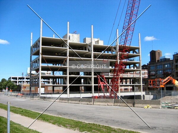 View to the northwest from 4th Street/5th Avenue