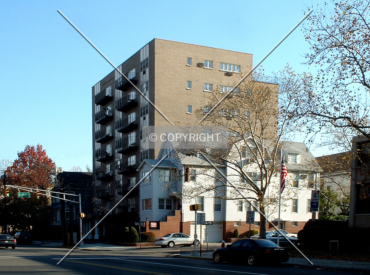View from the southwest across Kennedy Boulevard