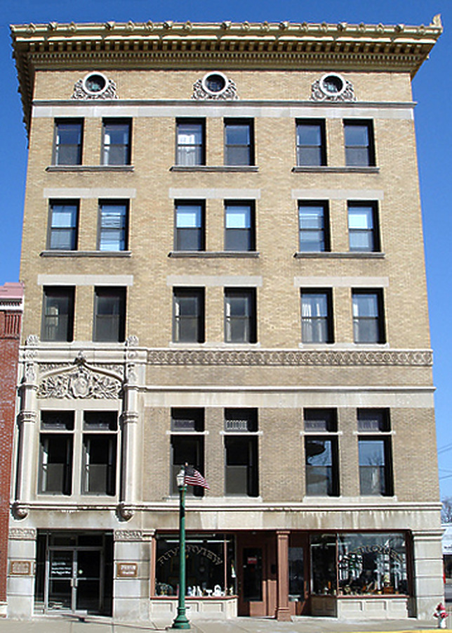 View from the southwest on Front Street