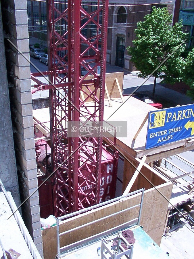 Base of the hoist