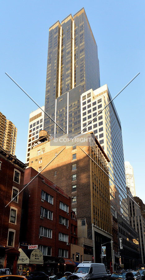 View from the west on 55th Street