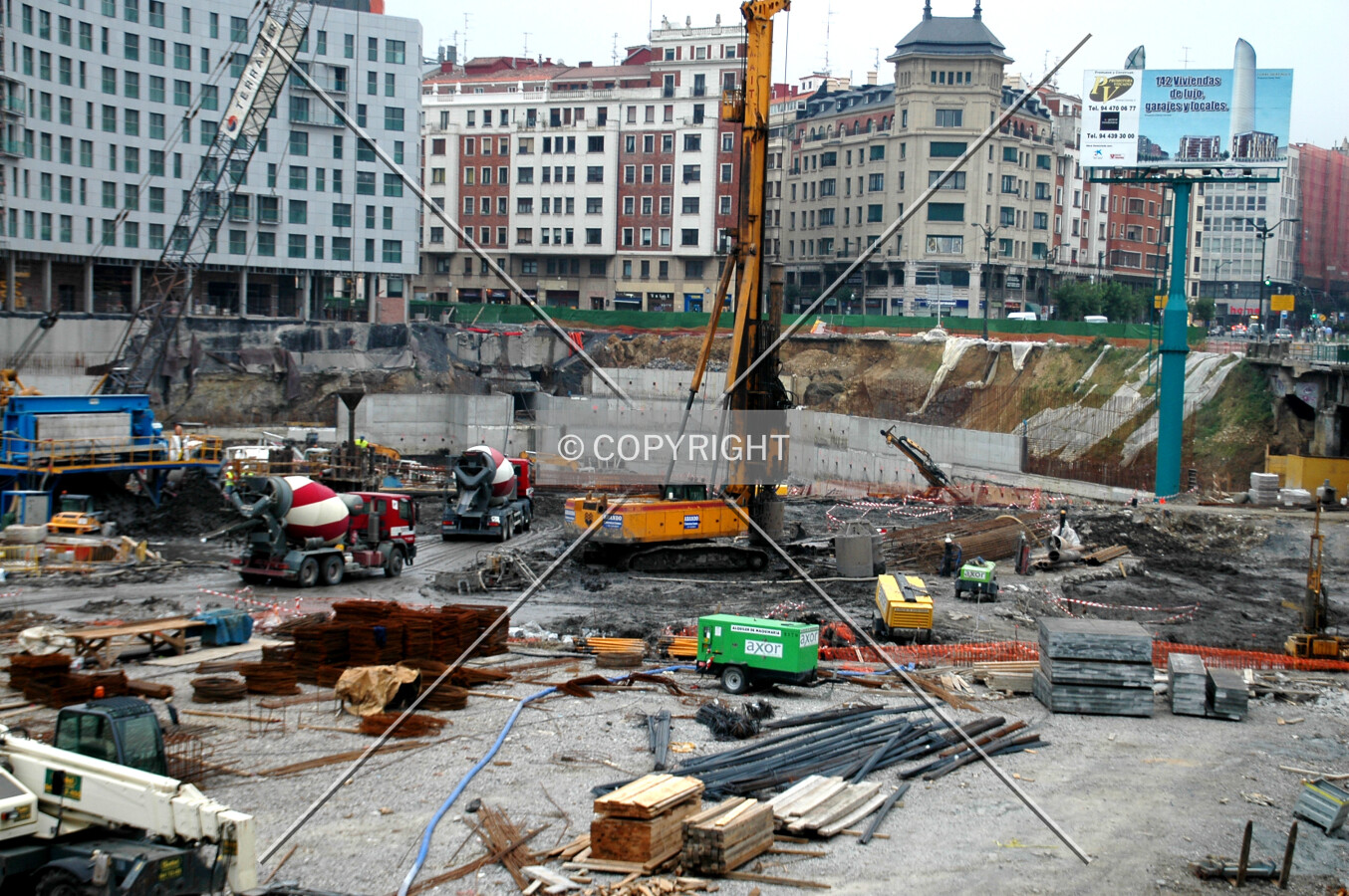 View of the site