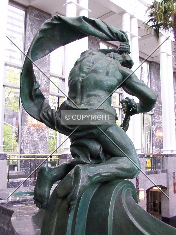 Back side of the Gem of the Lakes figure