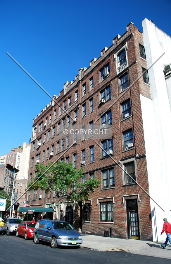 Viewed from the south along West 12th Street