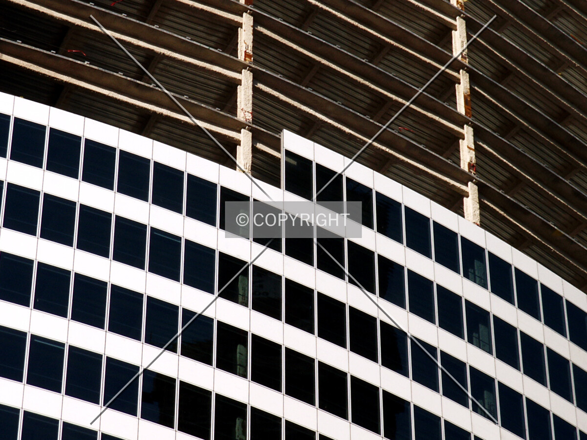 Curtain wall rising