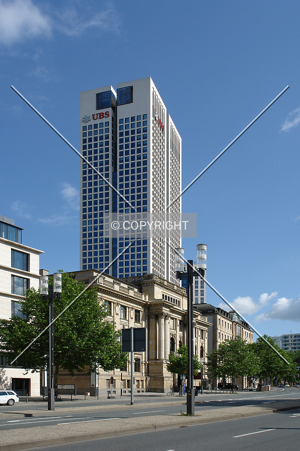 OpernTurm and the UBS logo