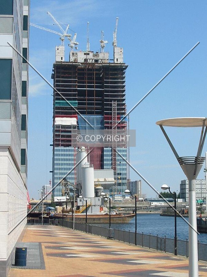 View from Marsh Wall in the south July 19th, 2003
