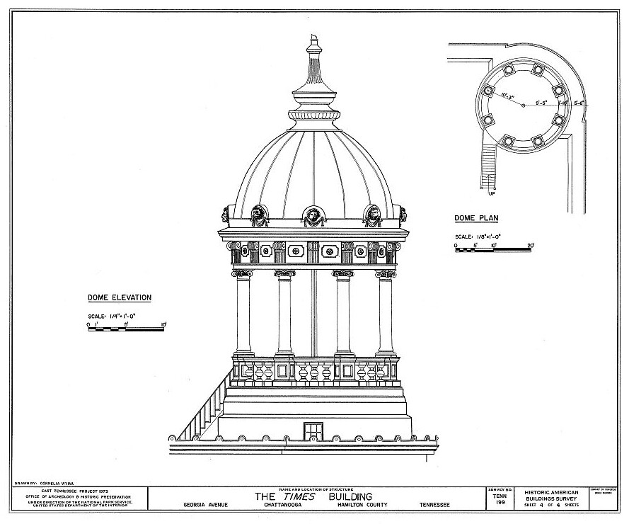 Dome plan and elevation
