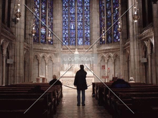 Inside the cathedral
