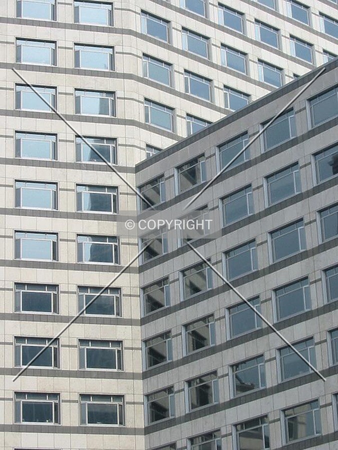 Detail of the facade treatment