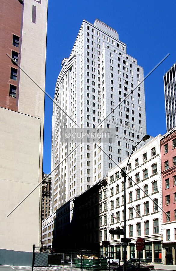 View from the southeast across Reade Street