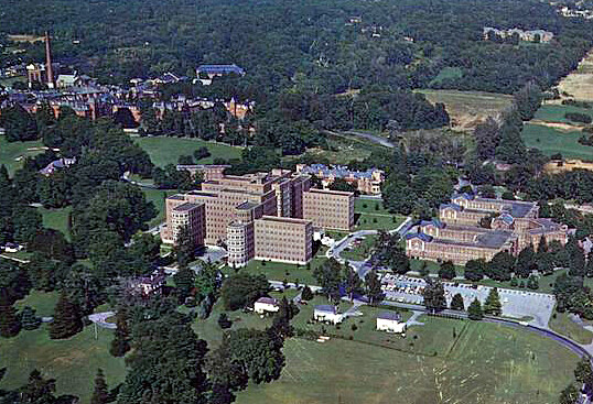 Vintage view from the southwest
