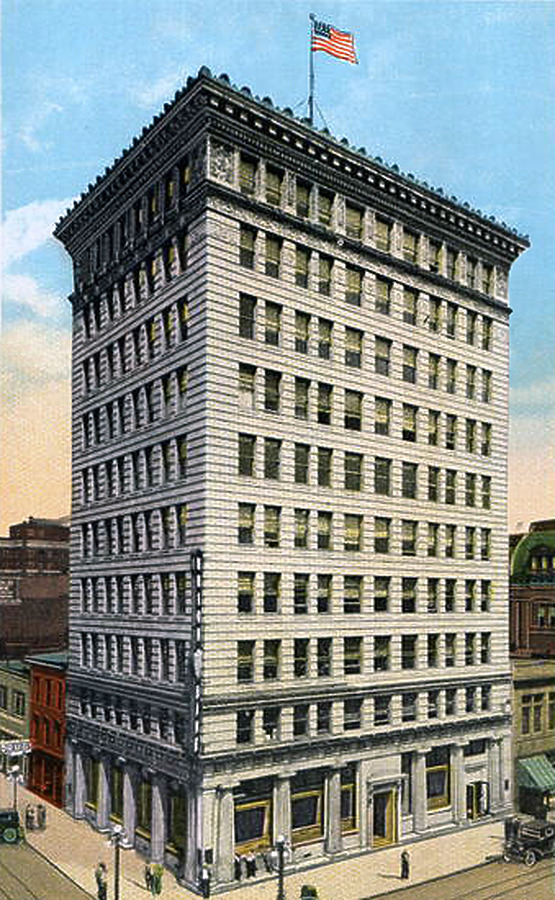 Vintage view from the southwest