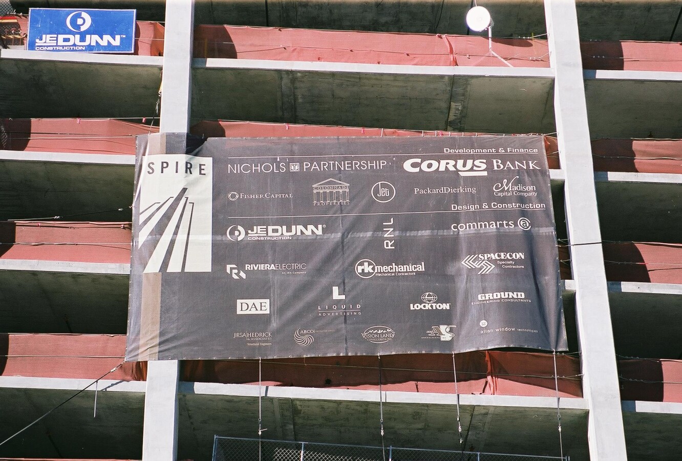 Promotional banner showing all the project team members