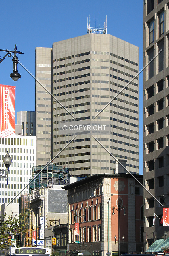 View towards the top from Portage Avenue