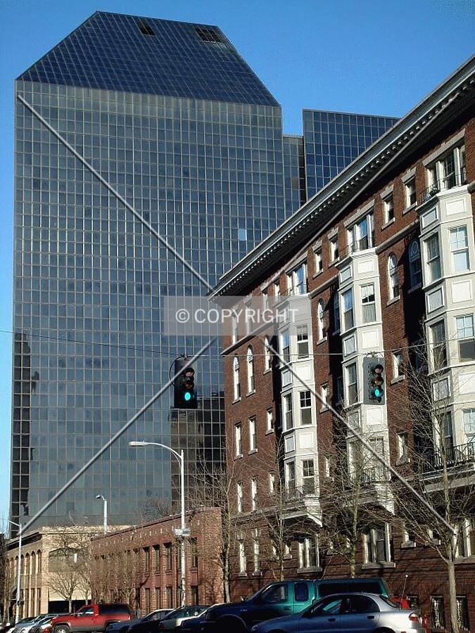 The two towers are connected as one