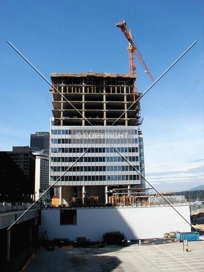 East facade from Burrard Street - September 13, 2003