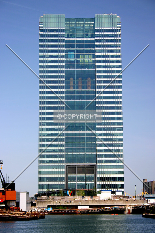 Full-height view looking north