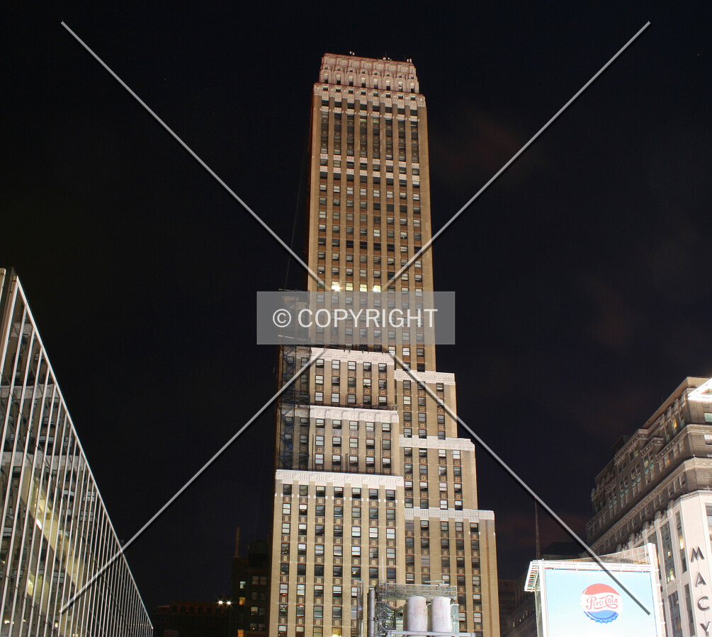Looking up from 33rd Street
