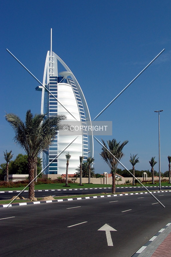 As seen from Jumeira Road