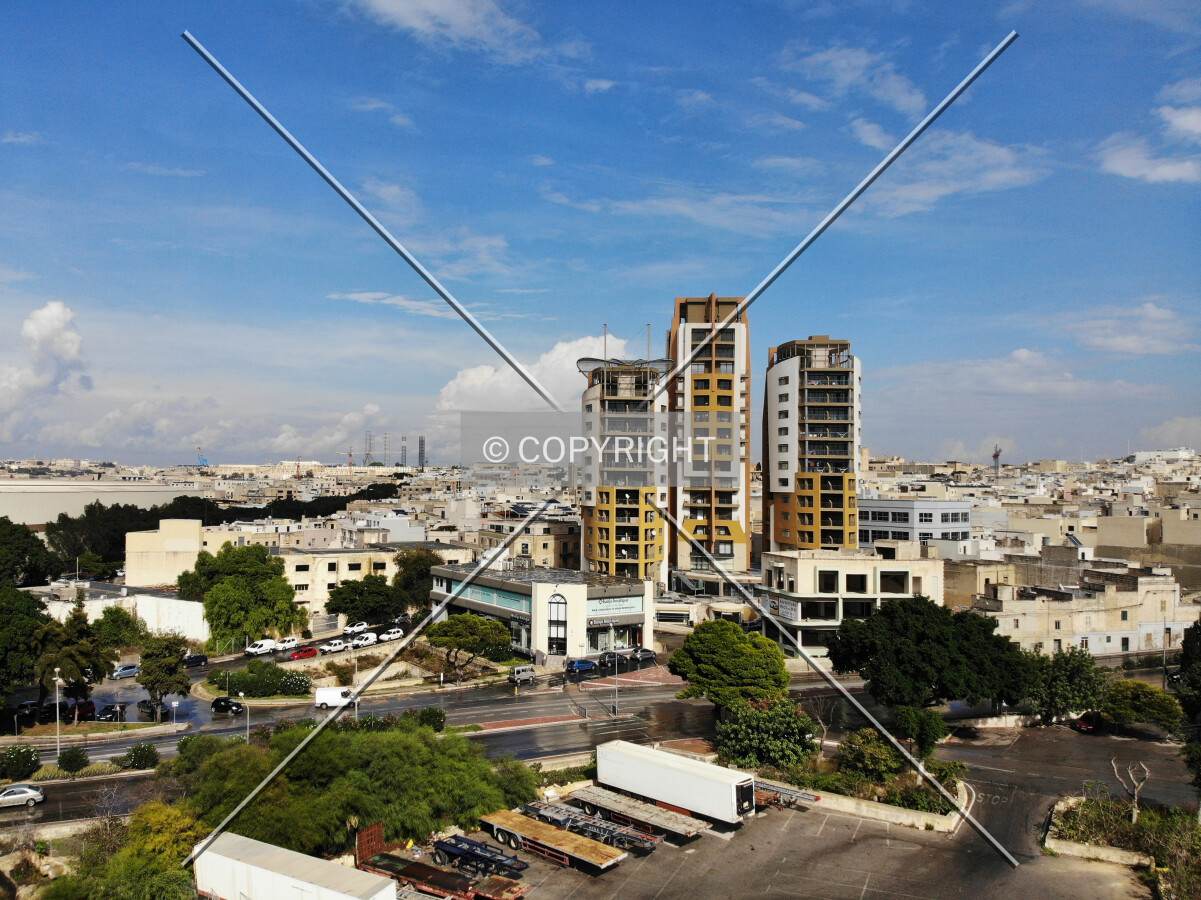 The A3 Towers complex in Paola (Malta)
