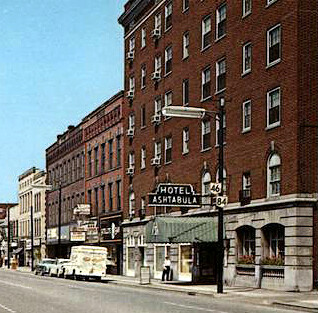 Vintage view from the southwest