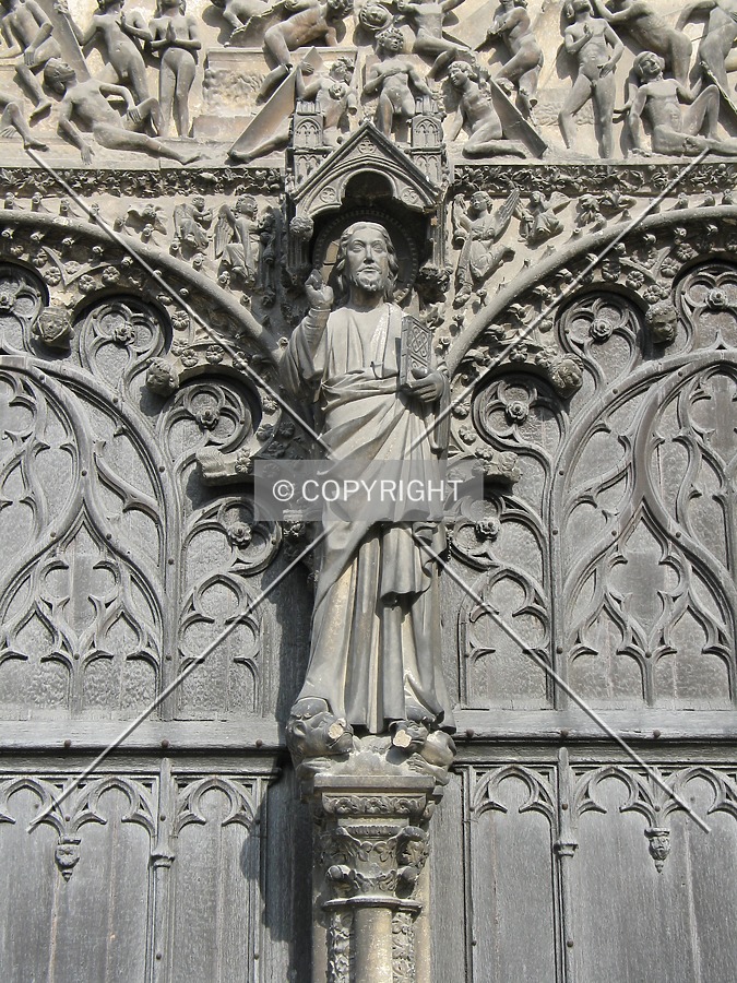 Detail of the western façade