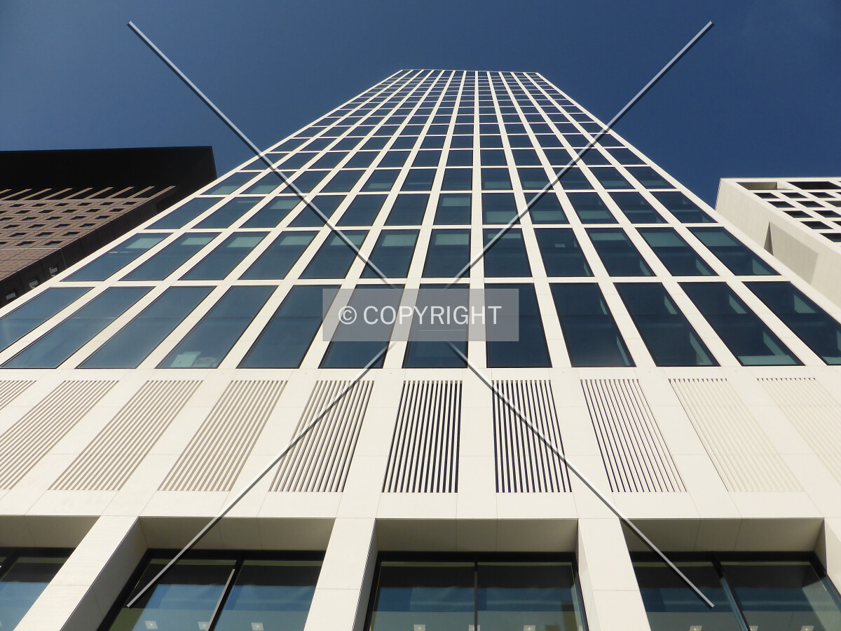 Looking up the facade