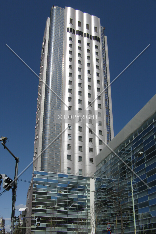 Looking up from the south