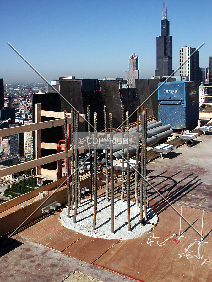 Southern edge of the 53rd floor