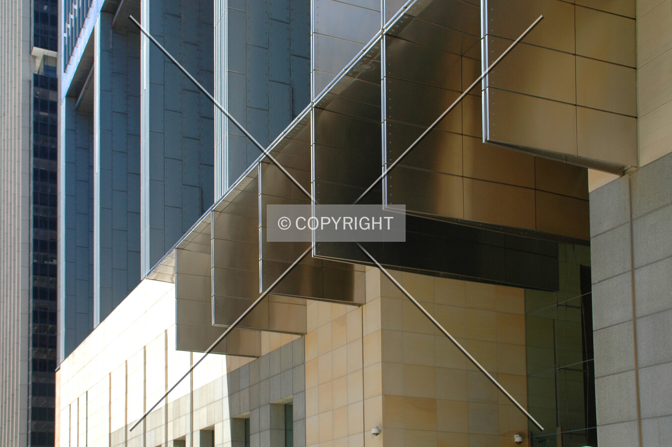 Facade detail at the base