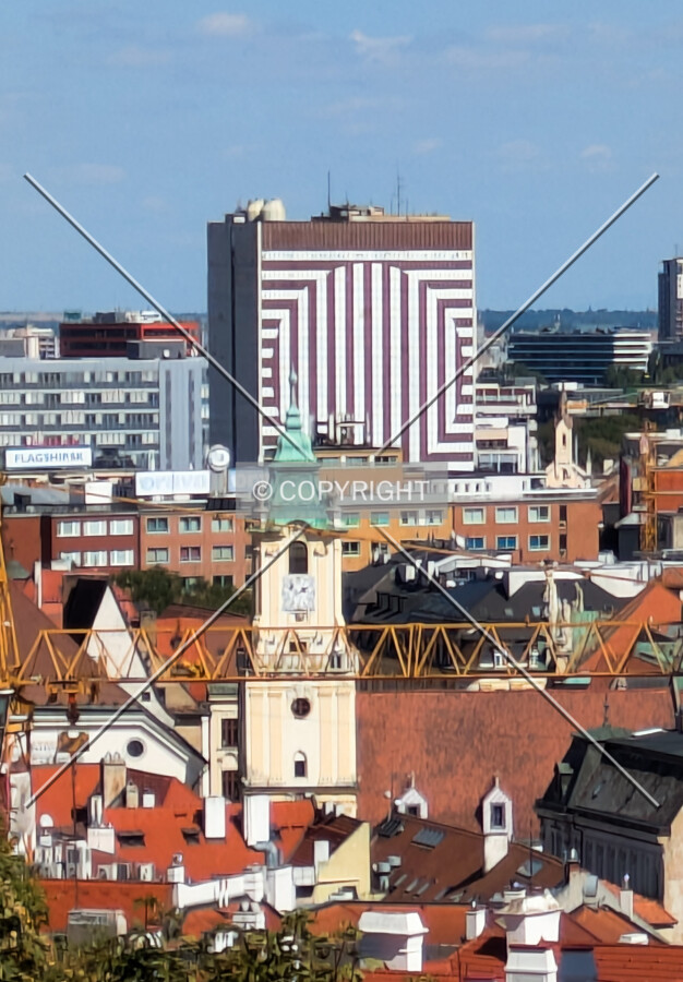 Distant view from the southwest