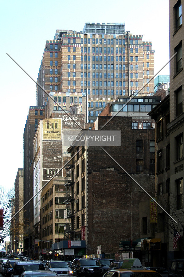 View from the southwest along 35th Street