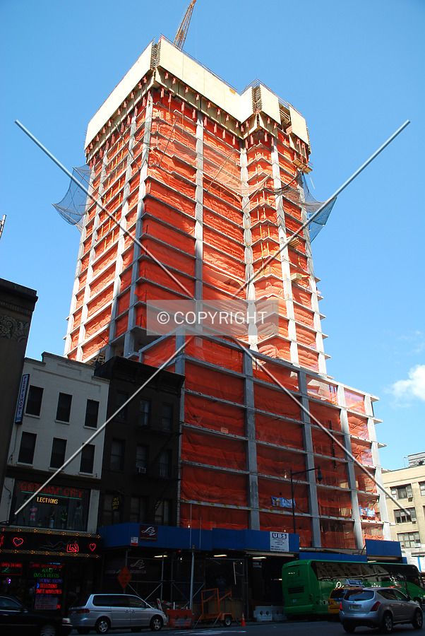 Looking up from 8th Avenue