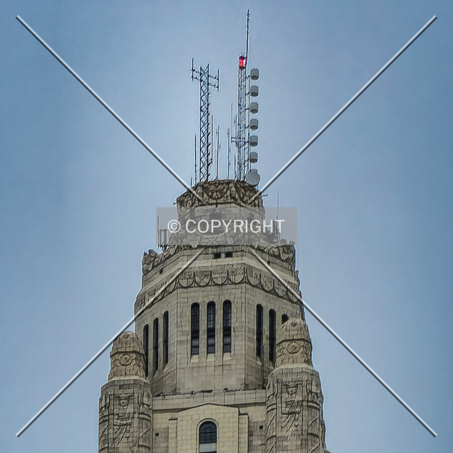 Detailed view of the upper floors: April 11, 2025