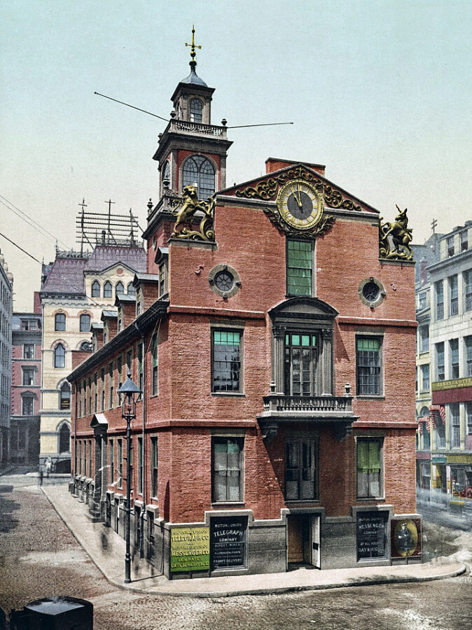 Vintage view from the southeast