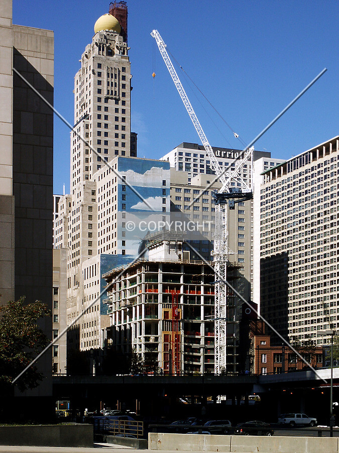View from the east