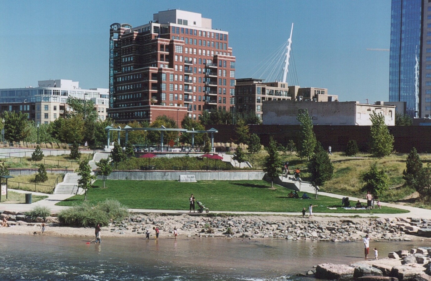 View of Confluence Park, Denver, Colorado