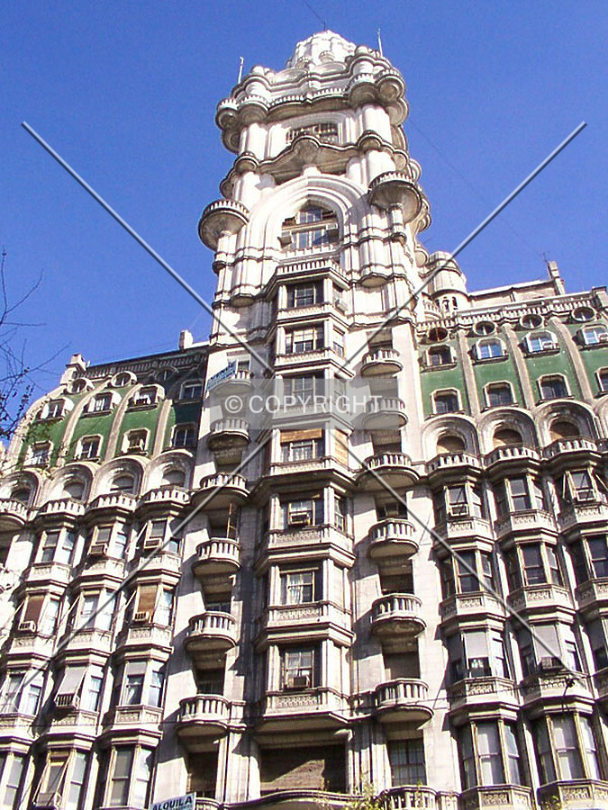 North façade and tower