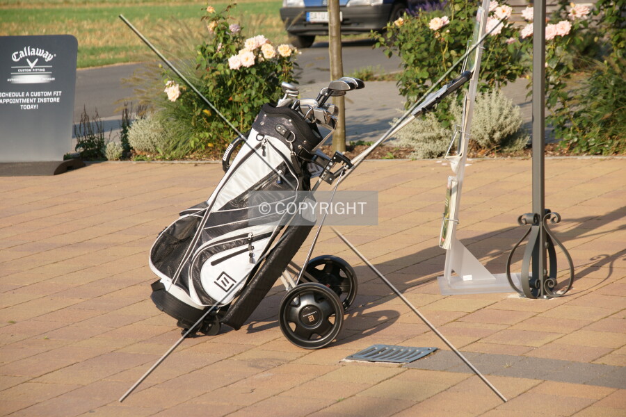 A golf caddy
